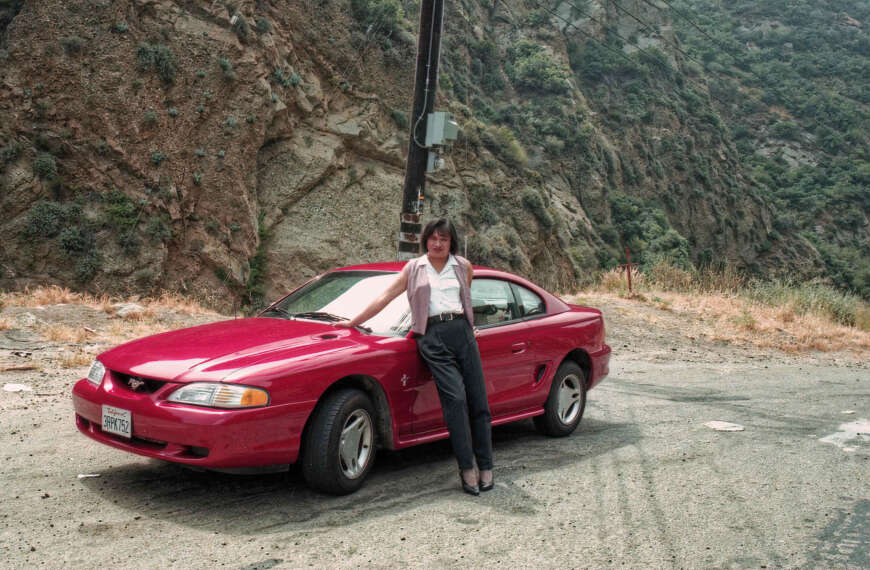 Mulholland Drive on a Mustang