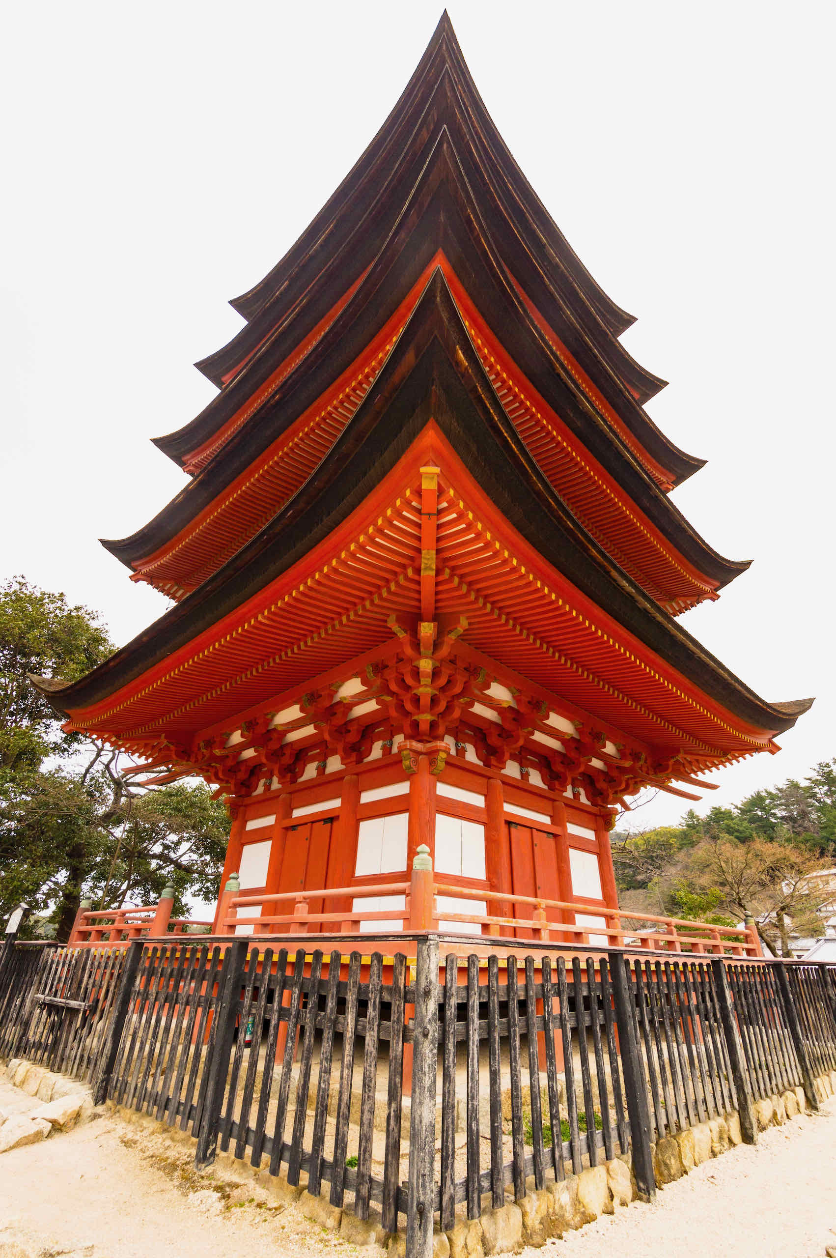 five tiered pagoda