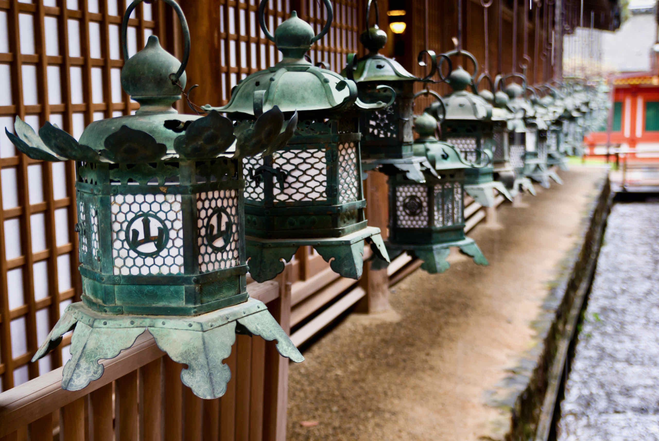 copper lanterns
