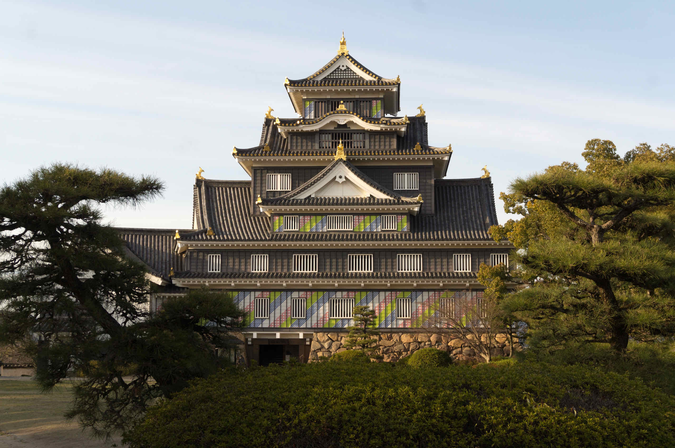 okayama castle from inner sanctuary